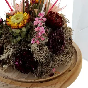 Dekorativ shabby chic figurin i glas och mdf-trä DKD Home Decor image-1