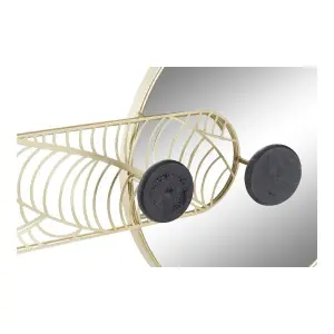 Καθρέφτης τοίχου από σίδερο και γυαλί DKD Home Decor image-2