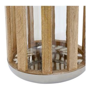 Wooden metal lantern DKD Home Decor image-2