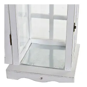 Lanterne en verre et pin DKD Home Decor image-1