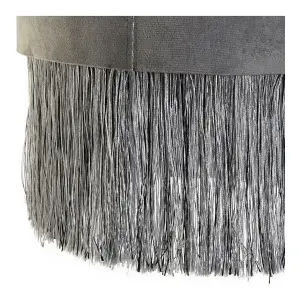 Lampion metalowy z weluru z frędzlami w stylu lat sześćdziesiątych DKD Home Decor (x2) image-2