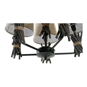 Metal polyester suspension lamp DKD Home Decor image-1