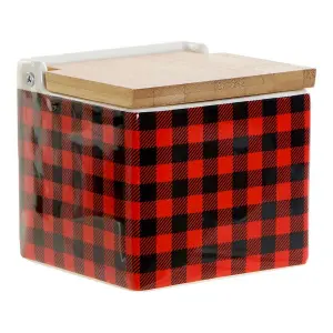 Komora na sól z dolomitem, bambusem i aluminiową pokrywą DKD Home Decor image-0