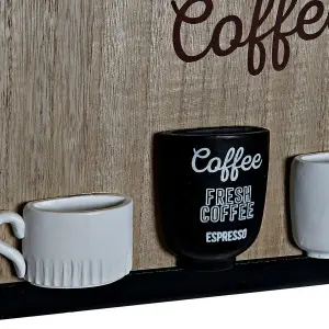 Ξύλινη κρεμάστρα σε ρητίνη DKD Home Decor image-1