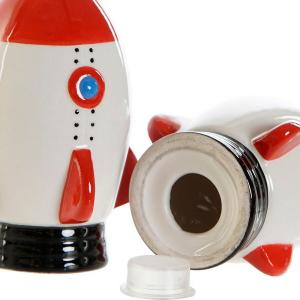 Salt shaker with lid dolomite DKD Home Decor 6,5x7x9 cm (x2) image-2