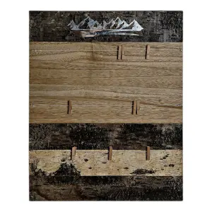 Κορνίζα ξύλου από μέταλλο και αλουμίνιο DKD Home Decor image-0
