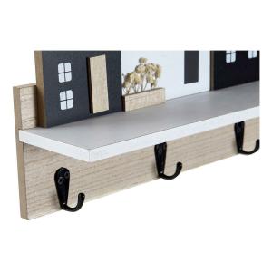 regal mit garderobenständer aus metall und mdf-holz DKD Home Decor image-2