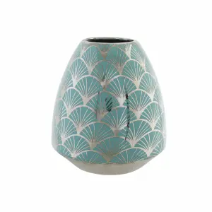Vaso orientale in porcellana cromata DKD Home Decor image-0