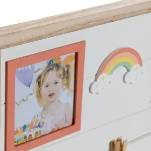 Cadre photo arc-en-ciel DKD Home Decor 42x2x32 cm (x2) image-3