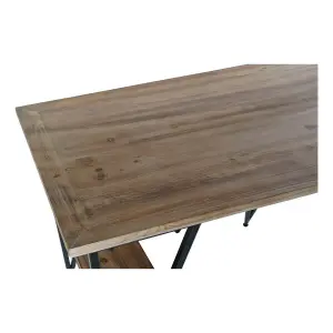 Metal and fir desk DKD Home Decor image-5