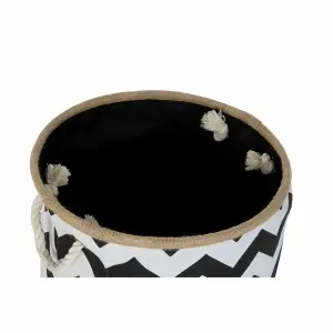 Μοντέρνο ζιγκ ζαγκ καλάθι από jute DKD Home Decor image-1