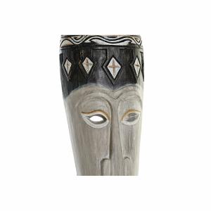 Bali masker decoratief beeldje van bamboe en ijzer DKD Home Decor image-1