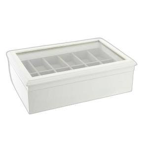 Juwelendoosje van glas en mdf-hout DKD Home Decor image-0