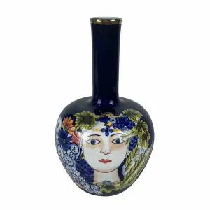 Vase en porcelaine visage DKD Home Decor image-0