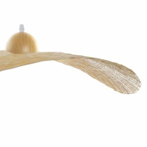 Bamboo hat suspension lamp DKD Home Decor image-1