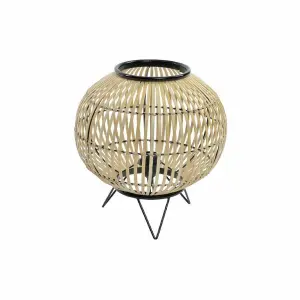 Lampe de bureau tropiocal en métal et bambou DKD Home Decor image-0