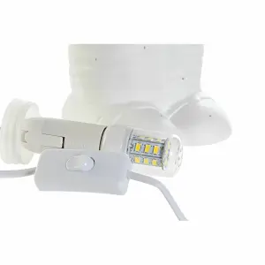 Lampada da tavolo con luce LED in porcellana DKD Home Decor image-2