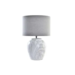 Lampe de bureau en toile céramique DKD Home Decor image-0