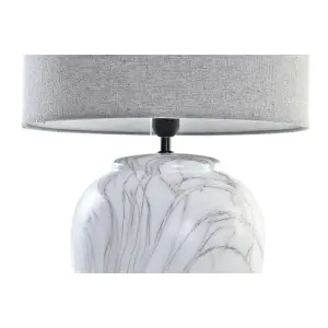 Lampe de bureau en toile céramique DKD Home Decor image-3