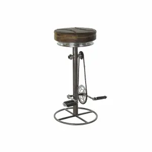 Plastic metal stool DKD Home Decor