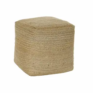 Pouf fibre DKD Home Decor 45x45x40 cm image-0