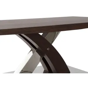 Τραπέζι τραπεζαρίας από ξύλο και ατσάλι DKD Home Decor 120x60x43,5 cm image-3