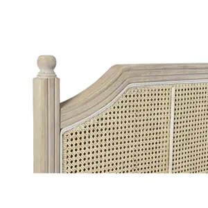 Natural rubber wood headboard DKD Home Decor 160x6x120 cm image-2