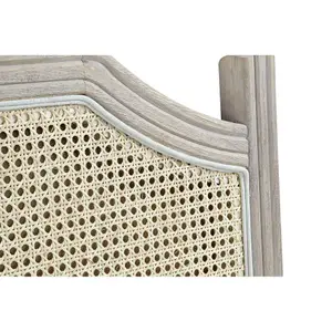 Natural rubber wood headboard DKD Home Decor 160x6x120 cm image-1