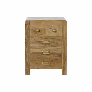 Nachttisch aus natürlichem Akazienholz DKD Home Decor 45,5x40x60 cm image-0