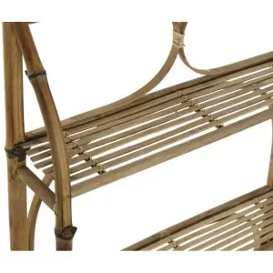 Ράφι 3 επιπέδων από ράλι και μπαμπού DKD Home Decor image-5