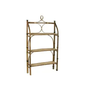 Ράφι 3 επιπέδων από ράλι και μπαμπού DKD Home Decor image-2
