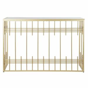 Glass and metal console DKD Home Decor
