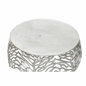 Aluminium side table DKD Home Decor 52x52x25 cm 63.5x63.5x30.5 cm (x2) image-1