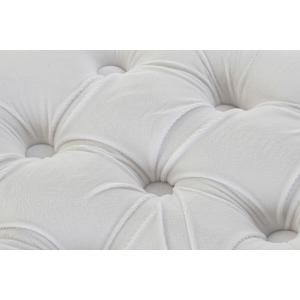 Polyester pouffe with MDF wood DKD Home Decor 78x78x40 cm image-3