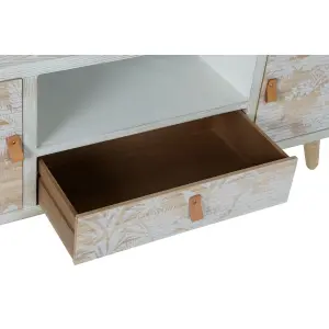 Bamboo wooden TV unit DKD Home Decor image-4