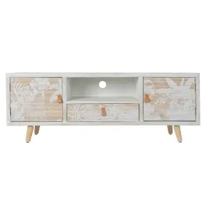 Bamboo wooden TV unit DKD Home Decor image-1