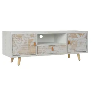 Bamboo wooden TV unit DKD Home Decor image-0