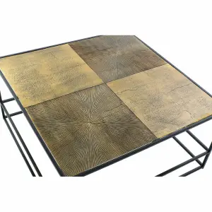 Aluminium-Kunststoff-Couchtisch DKD Home Decor 80x80x41 cm image-1