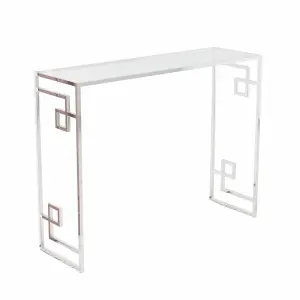 Konsol i glas og metal DKD Home Decor image-0