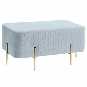 Polyester, metal and sponge bench seat DKD Home Decor image-0