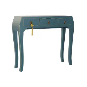 Wooden pine console DKD Home Decor 96x26x80 cm image-0