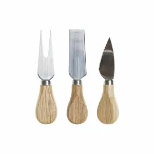 Obdélníková bambusová a šedá deska na krájení DKD Home Decor image-1