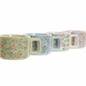 Metal dolomite coffee cup DKD Home Decor (x4) image-2