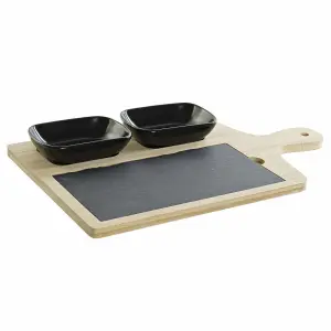 Bamboe plastic serviesset DKD Home Decor image-0
