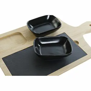 Bamboe plastic serviesset DKD Home Decor image-2