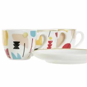 Filiżanka do kawy DKD Home Decor (x3) image-1