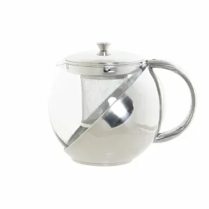 Teiera in vetro acciaio inox plastica DKD Home Decor image-0