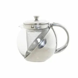 Théière en acier inoxydable verre et plastique DKD Home Decor image-0