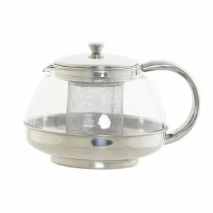 Plastic teapot stainless steel glass DKD Home Decor image-0