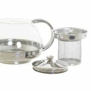 Plastic teapot stainless steel glass DKD Home Decor image-2